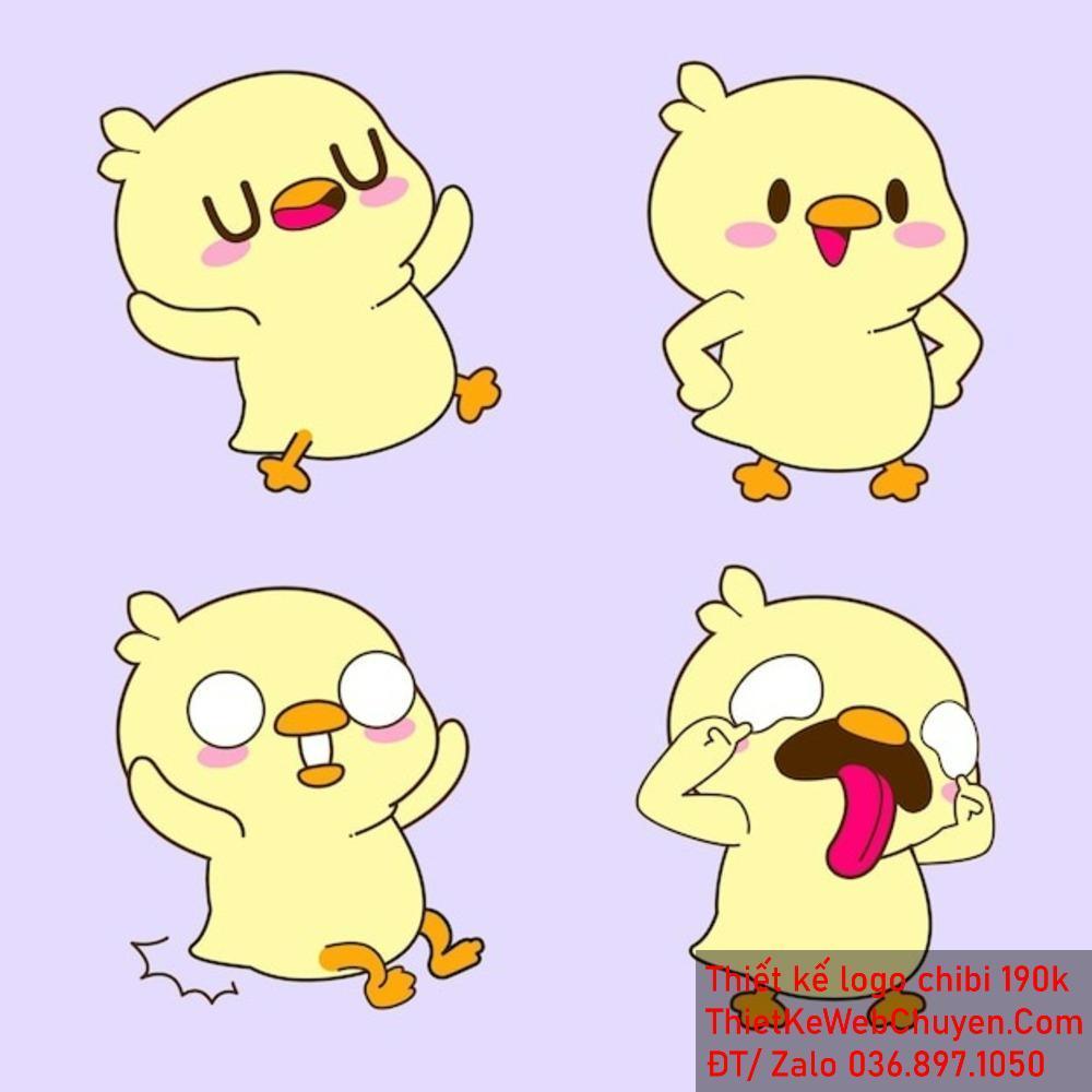 Con Vịt Chibi ( Chibi Duck ) THIẾT KẾ CHIBI 190K CUTE ĐÁNG YÊU