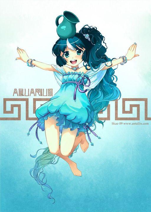 Anime cung Bảo Bình dễ thương