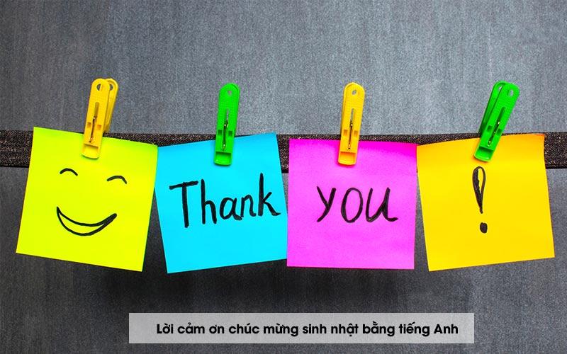 Tổng hợp những lời cảm ơn chúc mừng sinh nhật bằng tiếng Anh