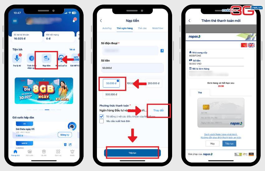 Điều kiện & 3+ cách nạp tiền điện thoại MobiFone Online 2024