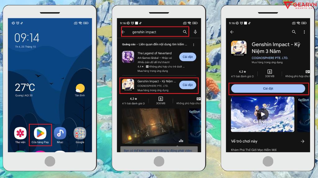 Cách tải Genshin Impact thành công trên máy tính, điện thoại iOS, Android