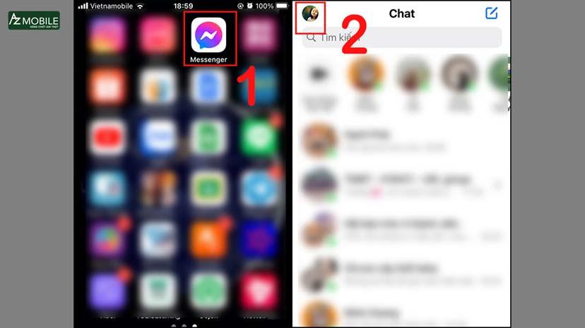 iPhone đăng xuất tài khoản Messenger.jpg