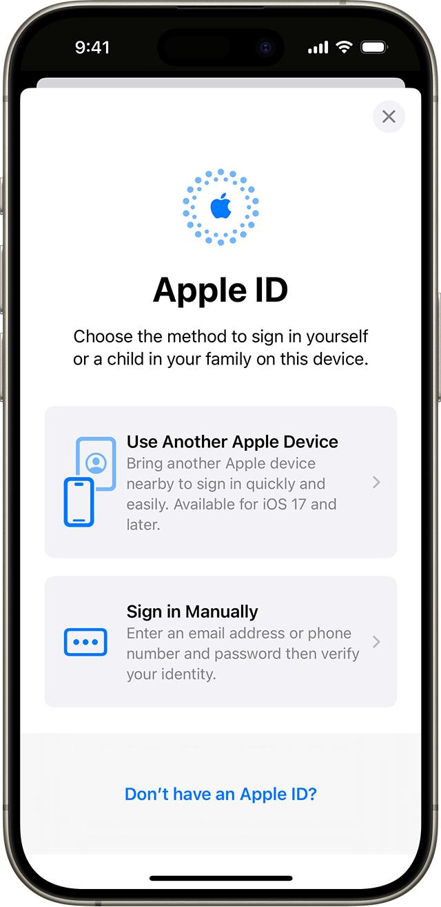 Đăng nhập bằng ID Apple