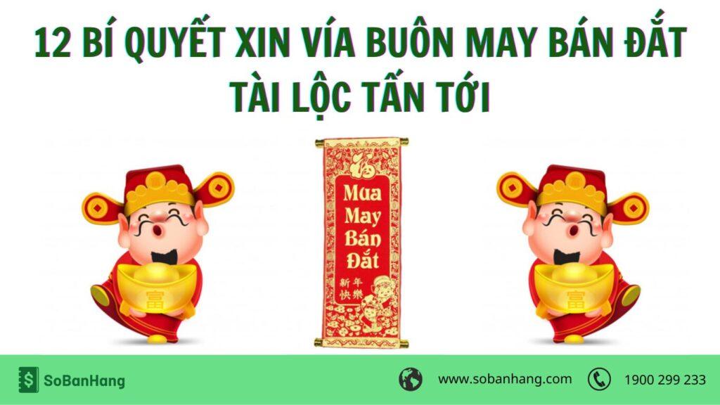 Bí quyết xin vía buôn may bán đắt