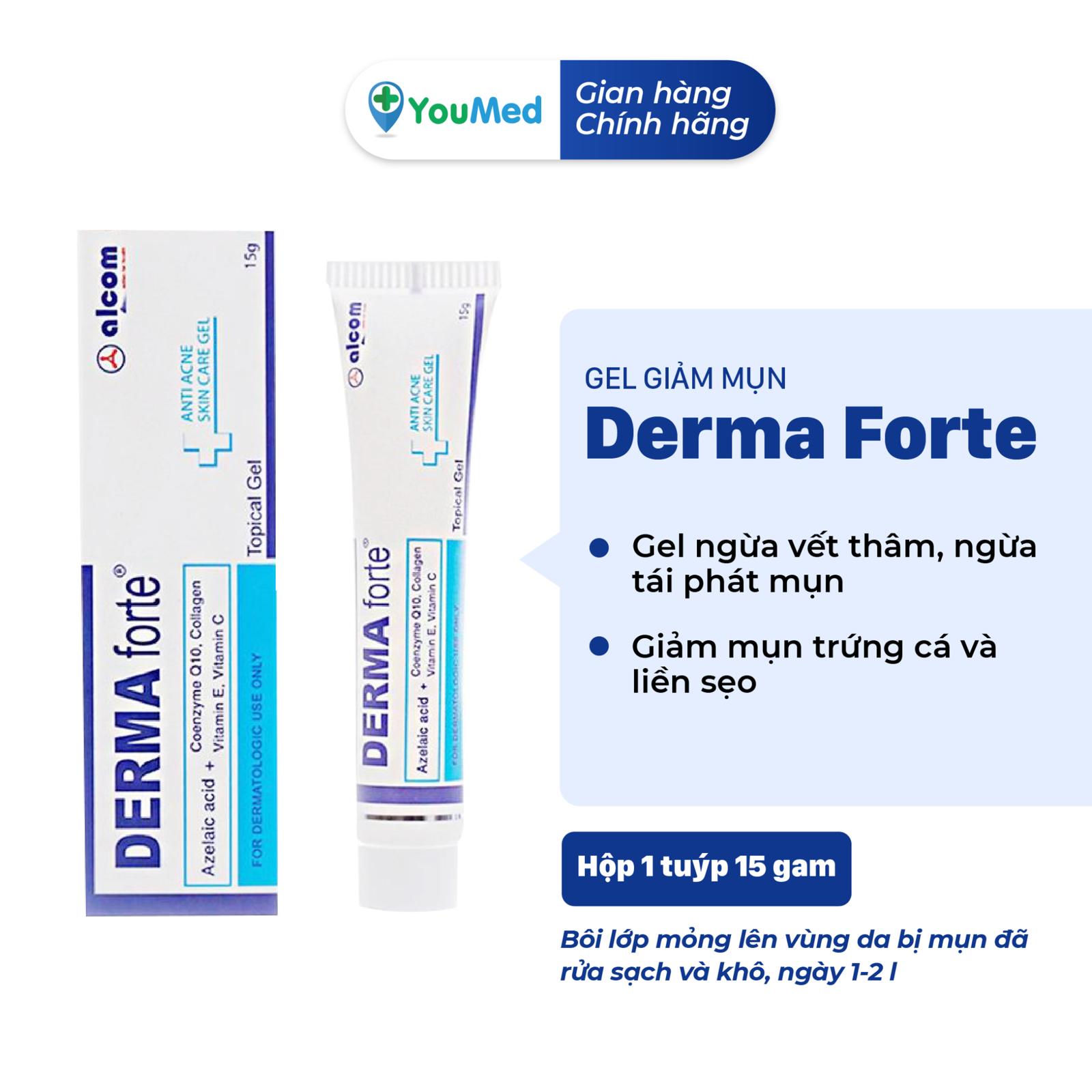 Kem trị mụn Derma forte: Công dụng, cách dùng như thế nào?