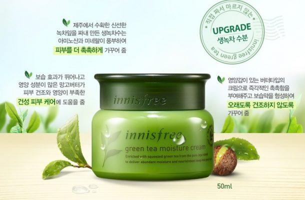 Kem Dưỡng Trà Xanh Innisfree Green Tea Moisture Cream