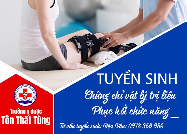 học chứng chỉ vật lý trị liệu