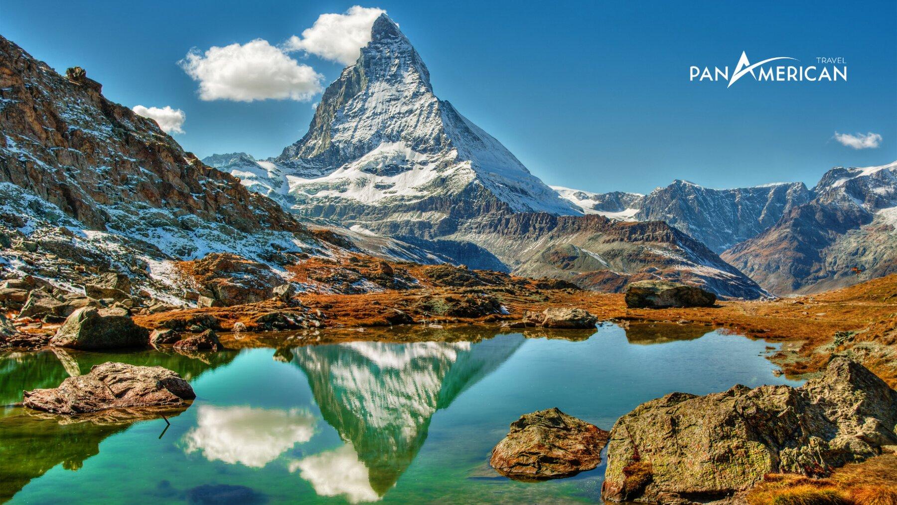 Đỉnh núi Matterhorn ở Thuỵ Sỹ