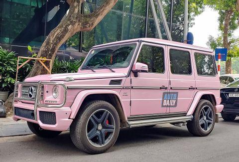 Mercedes G65 AMG độc nhất Việt Nam màu hồng cá tính tại Hà Nội