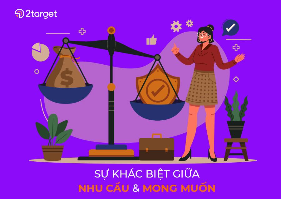 Sự khác biệt giữa nhu cầu và mong muốn là gì?