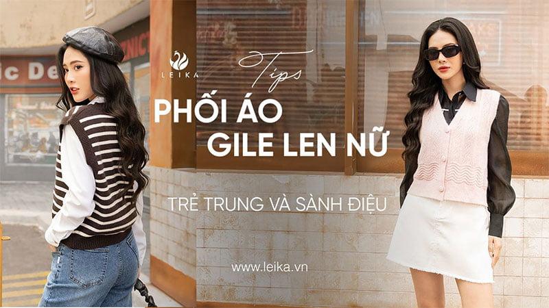 Mách nàng 4 tips phối áo gile len nữ trẻ trung và sành điệu!