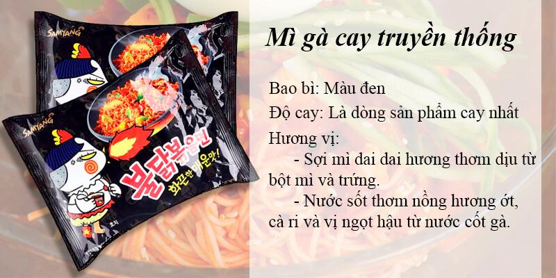 11 loại mì cay Samyang Hàn Quốc ngon hot nhất hiện nay