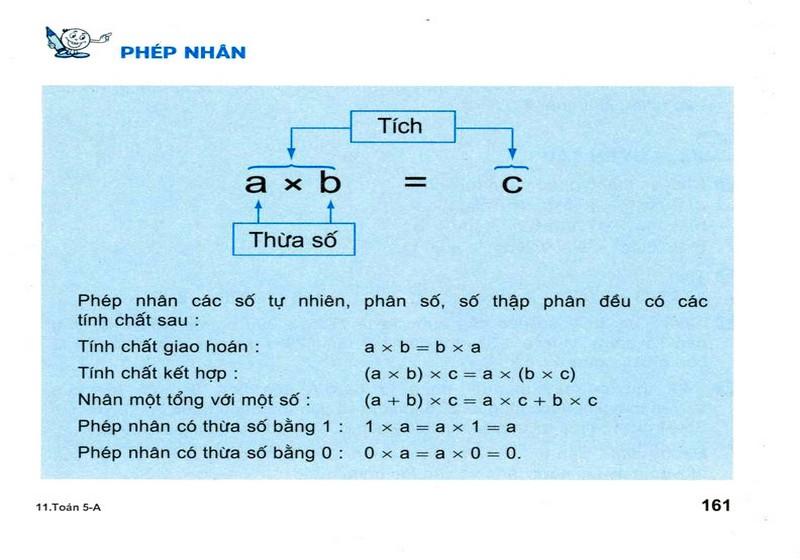 cách tính phép nhân lớp 3