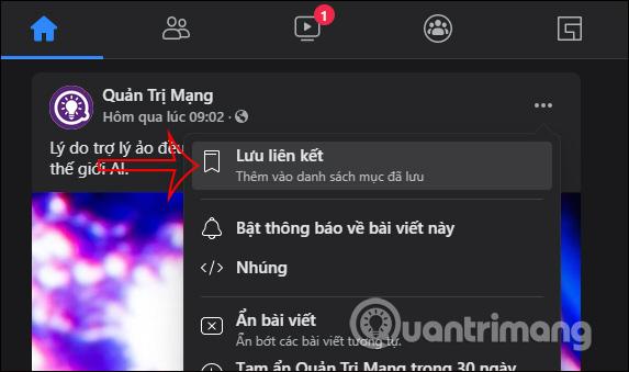 Cách xem lại những nội dung đã lưu trên Facebook