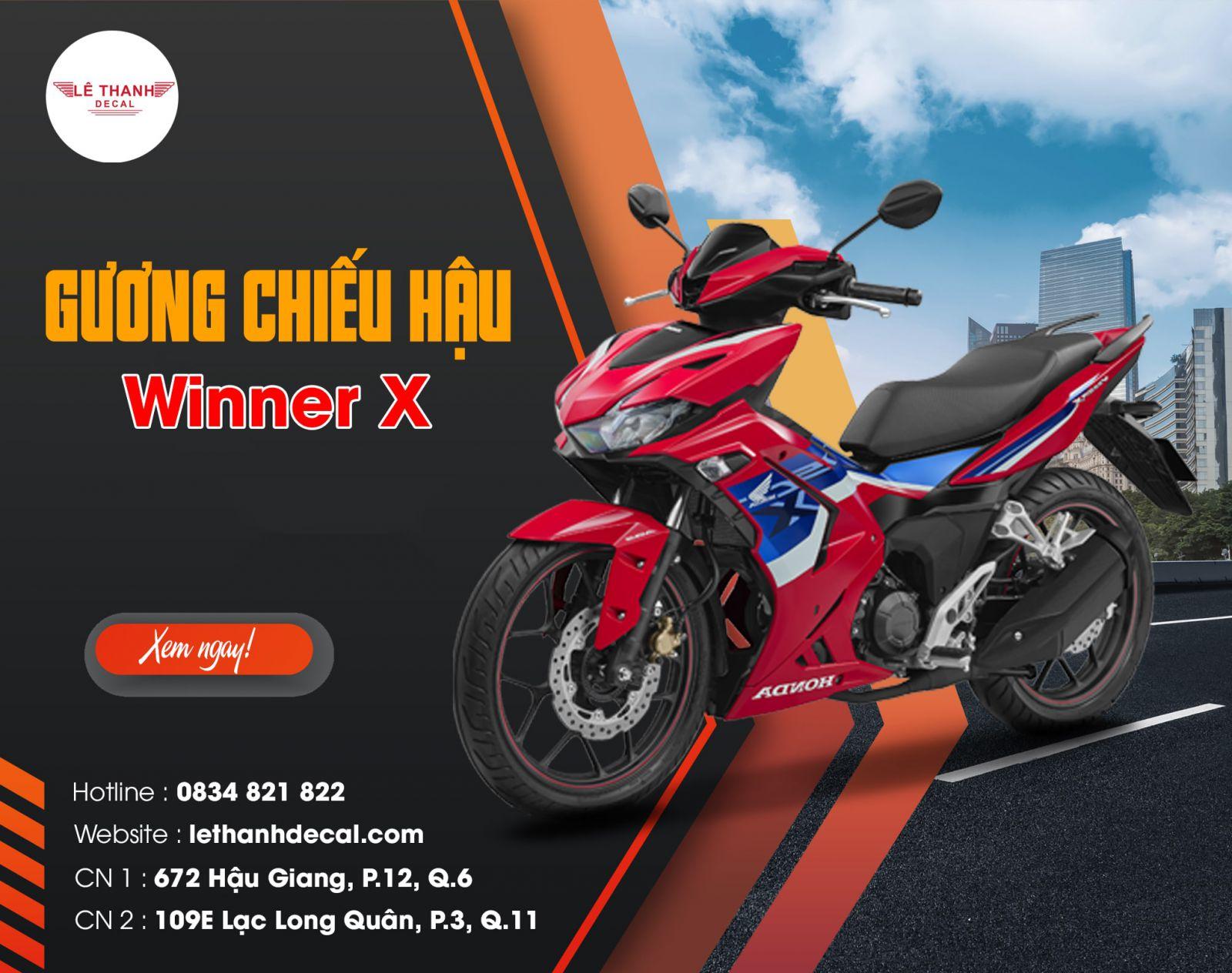 TOP 7 mẫu gương chiếu hậu xe Winner X thể thao, năng động 2024