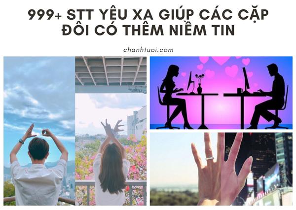 999+ Stt yêu xa cảm động nhất giúp các cặp đôi có thêm niềm tin