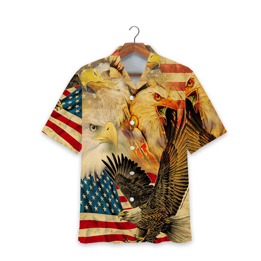 Áo Hawaii Đại Bàng Mỹ