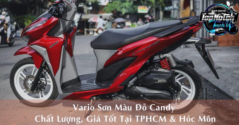 Vario Sơn Màu Đỏ Candy - Sơn Xe Giá Tốt