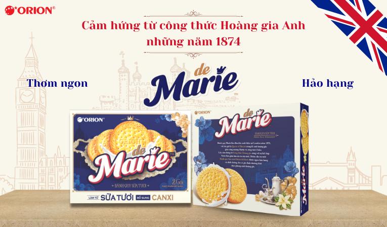 Đón diện mạo MỚI cùng Orion deMarie - Bánh quy sữa tươi Hoàng gia, dinh dưỡng cho cả gia đình - Công ty TNHH Thực phẩm Orion Vina