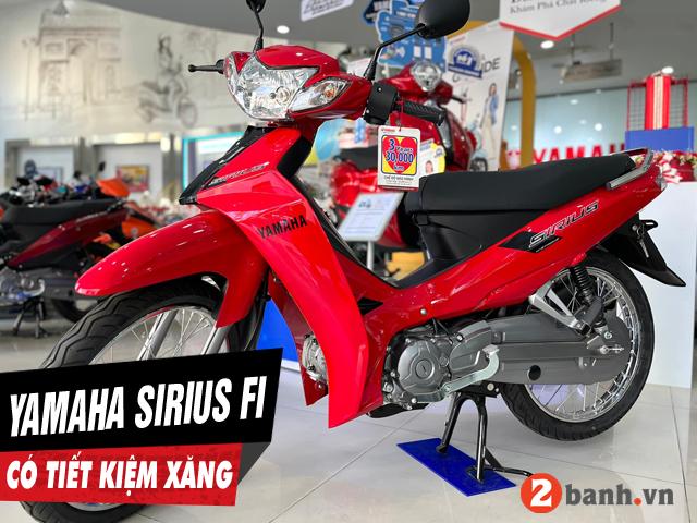 Bình xăng xe Sirius bao nhiêu lít? Sirius Fi 2024 có tiết kiệm xăng không?