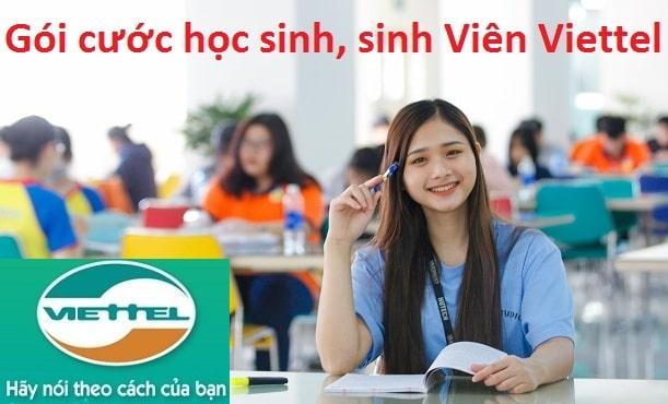 Các gói cước Sinh Viên Viettel, Học Sinh Viettel mới nhất