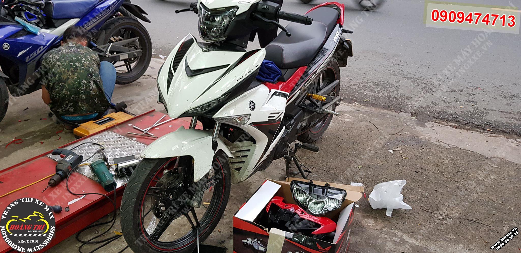 Đầu đèn Exciter 2019 độ cho Exciter 2015