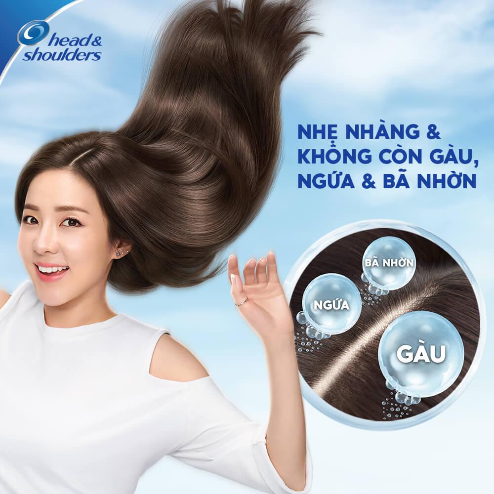 Dầu Gội Head & Shoulders Suôn Mềm Óng Mượt Dưỡng Ẩm Cho Tóc 625ml