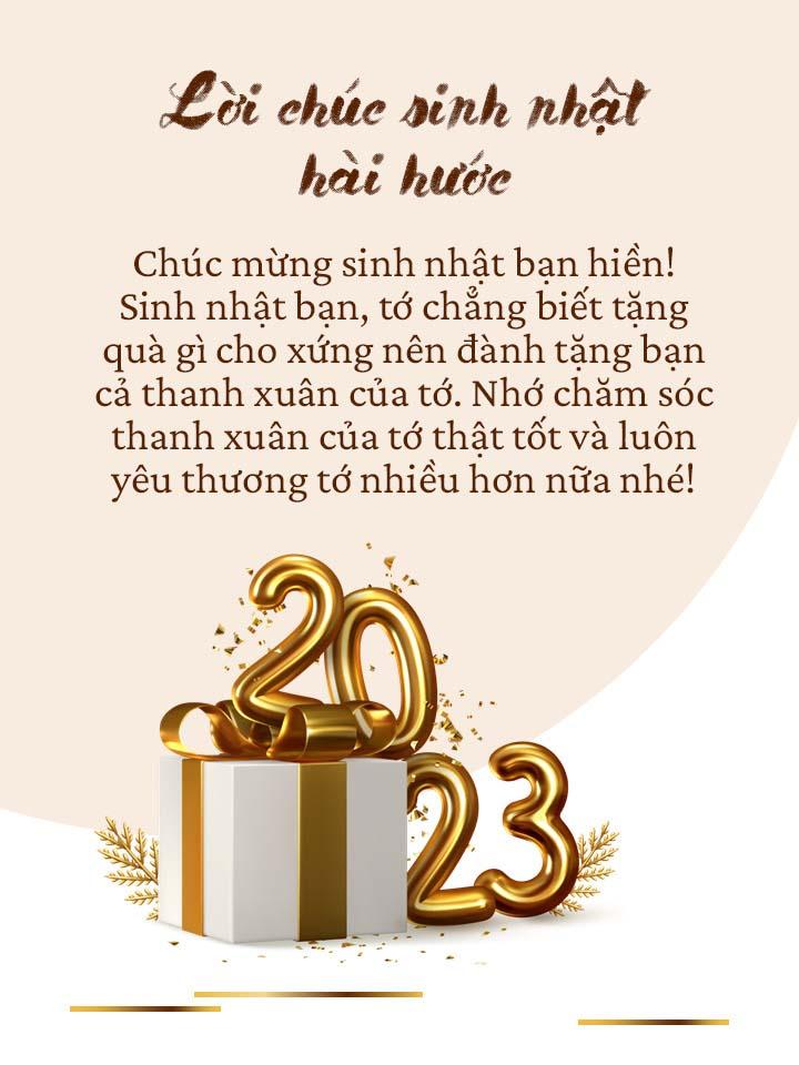 Lời chúc sinh nhật thầy cô giáo hài hước, ý nghĩa