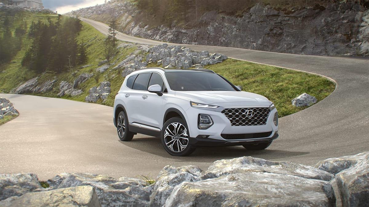 Ngoại thất xe Hyundai SantaFe 2020