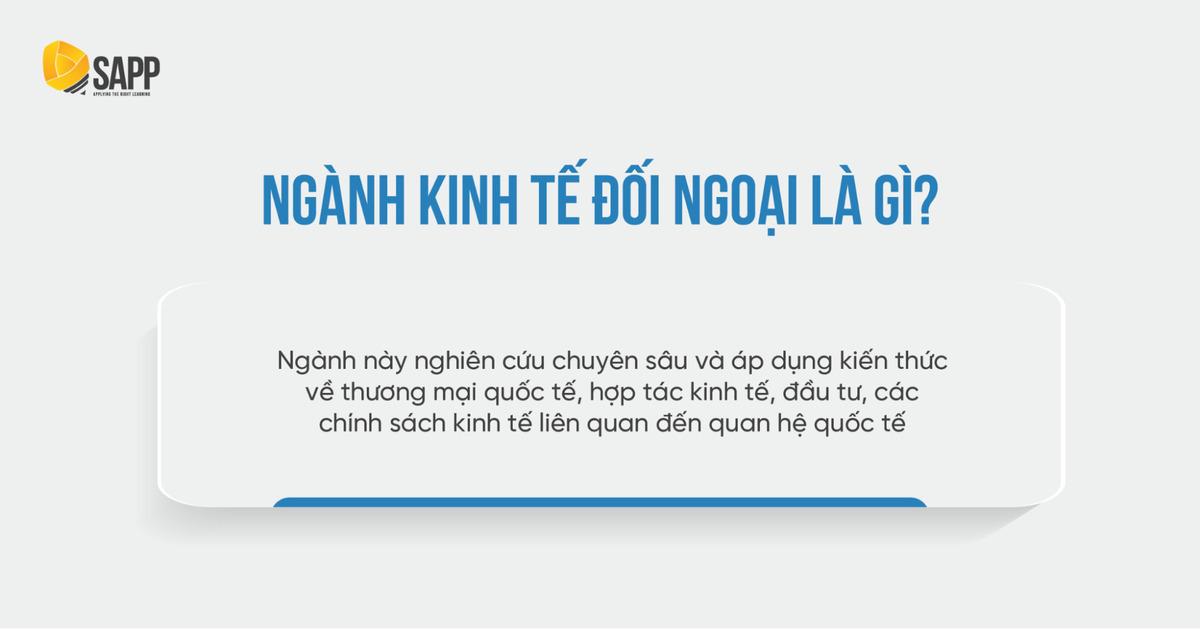 ngành kinh tế đối ngoại