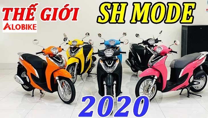 Phiên bản xe SH mode 2020 độ màu cam đen nổi bật và cá tính