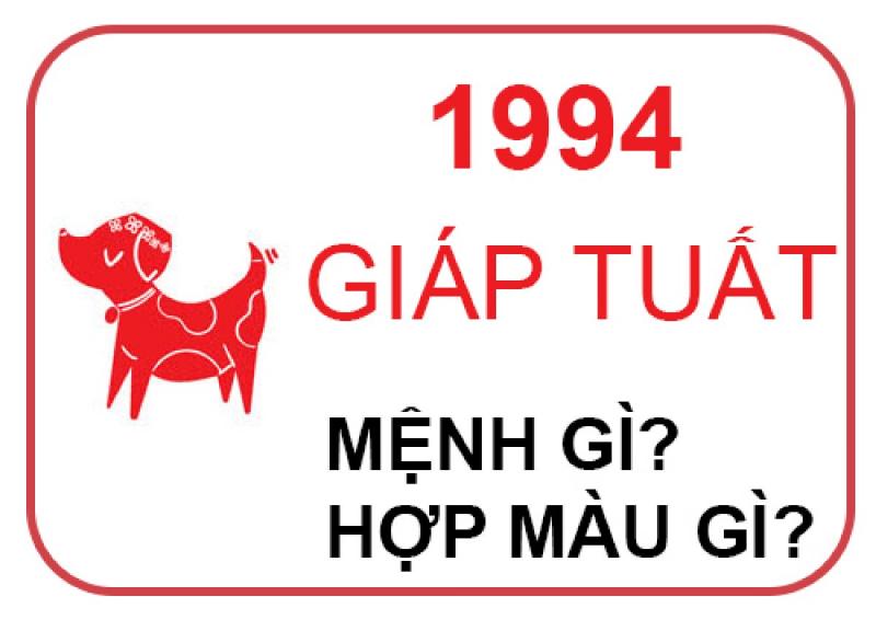 Tính tuổi sinh năm 1994