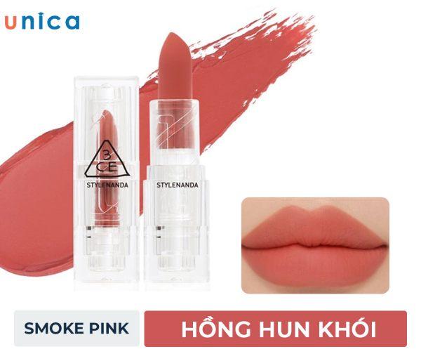 Smoke Pink có màu hồng hun khói 