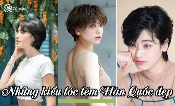 kiểu tóc tém hàn quốc