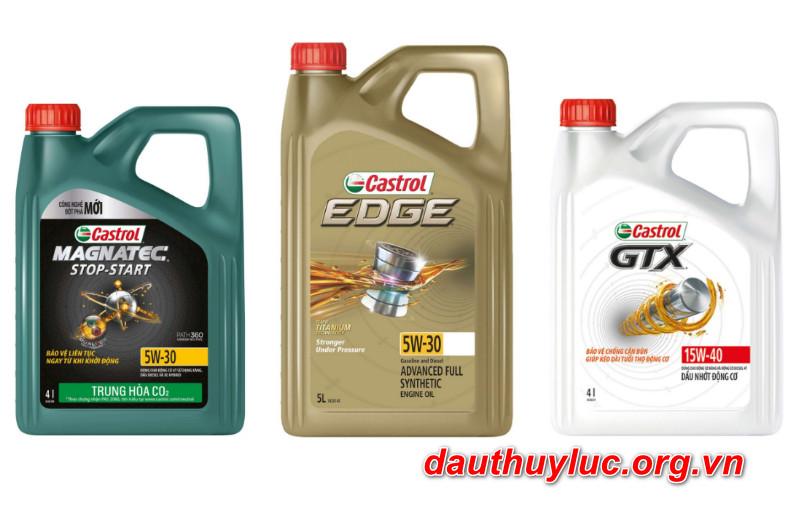 Nhớt castrol dùng cho xe nào?