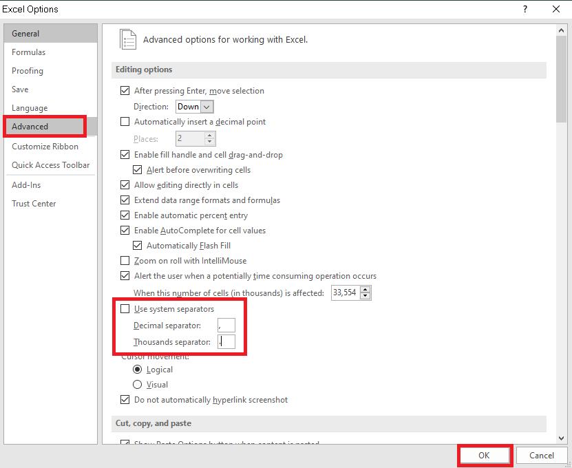 Hướng dẫn thêm dấu chấm vào dãy số trong Excel