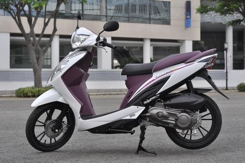 Kymco Candi Hi110 có kiểu dáng nhỏ gọn, phù hợp cho phụ nữ