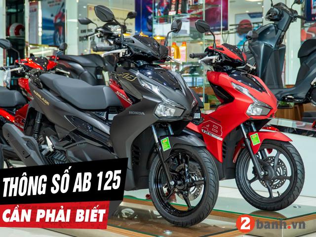 6 thông số xe ab 125 2024 cần phải biết trước khi mua xe - 1