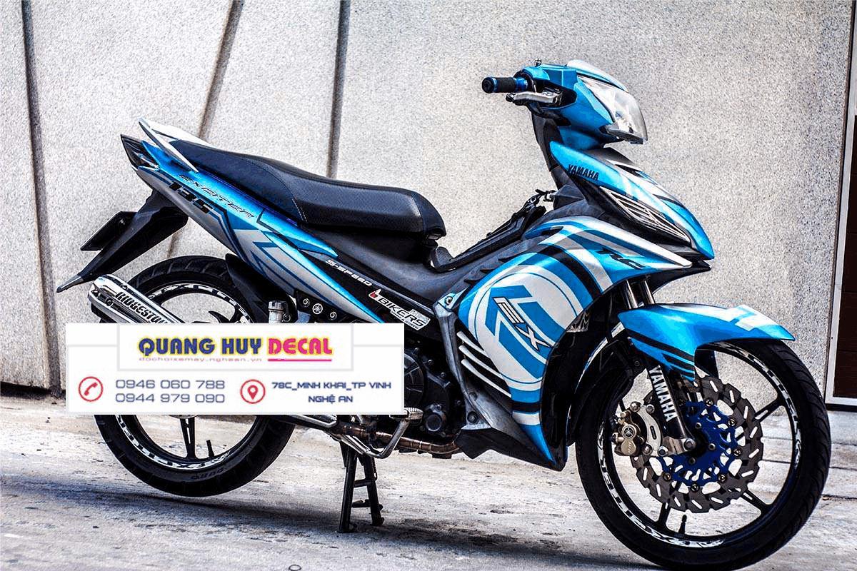 Tem rời Exciter 135 Xanh Lục Bảo