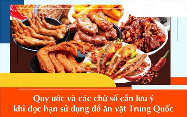 Quy ước chung cần biết trước khi đọc hạn sử dụng Tiếng Trung