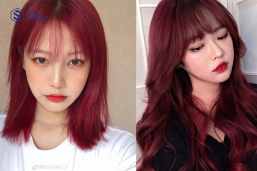 Nhuộm đỏ cherry có nhuộm được màu khác không khiến nhiều người thắc mắc