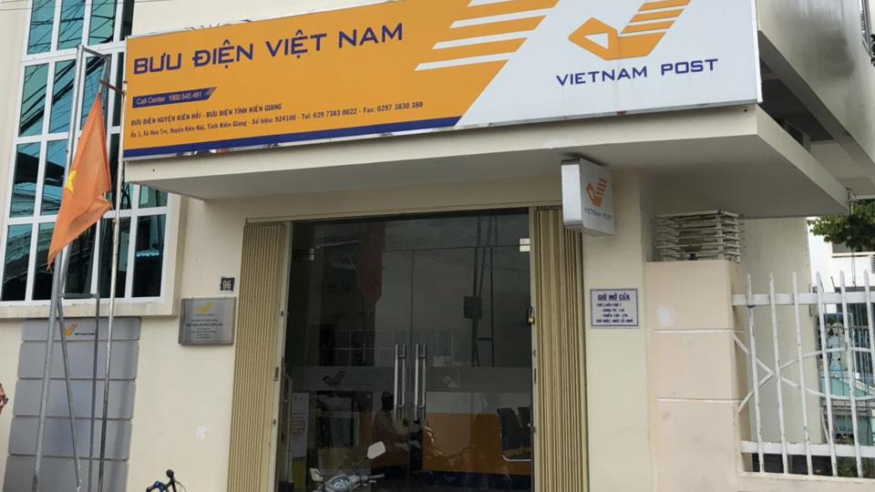 thời gian làm việc bưu điện