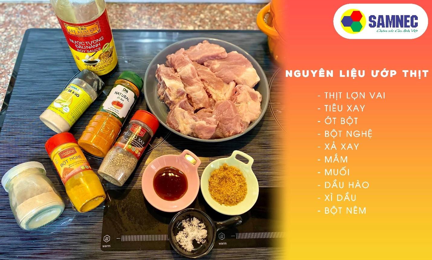 Gia vi làm thịt nướng samnec