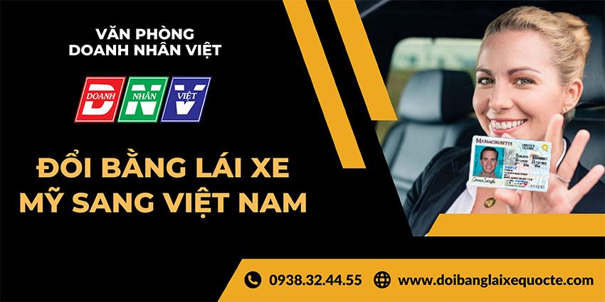 Đổi bằng lái xe Mỹ sang Việt Nam ở đâu