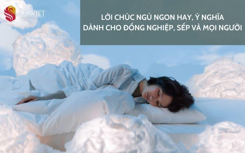 lời chúc ngủ ngon ý nghĩa hay nhất