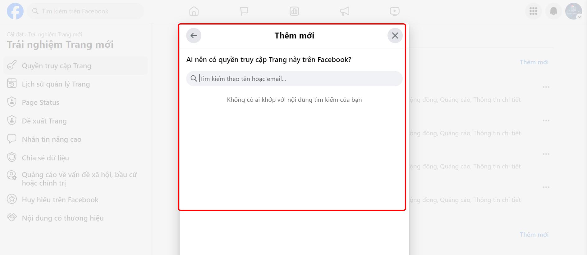 cách thêm quản trị viên cho page
