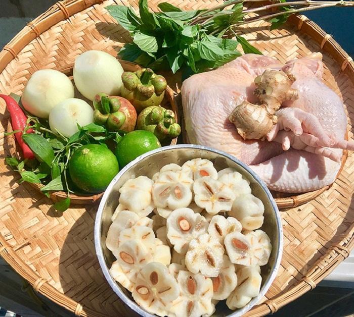 gỏi măng cụt