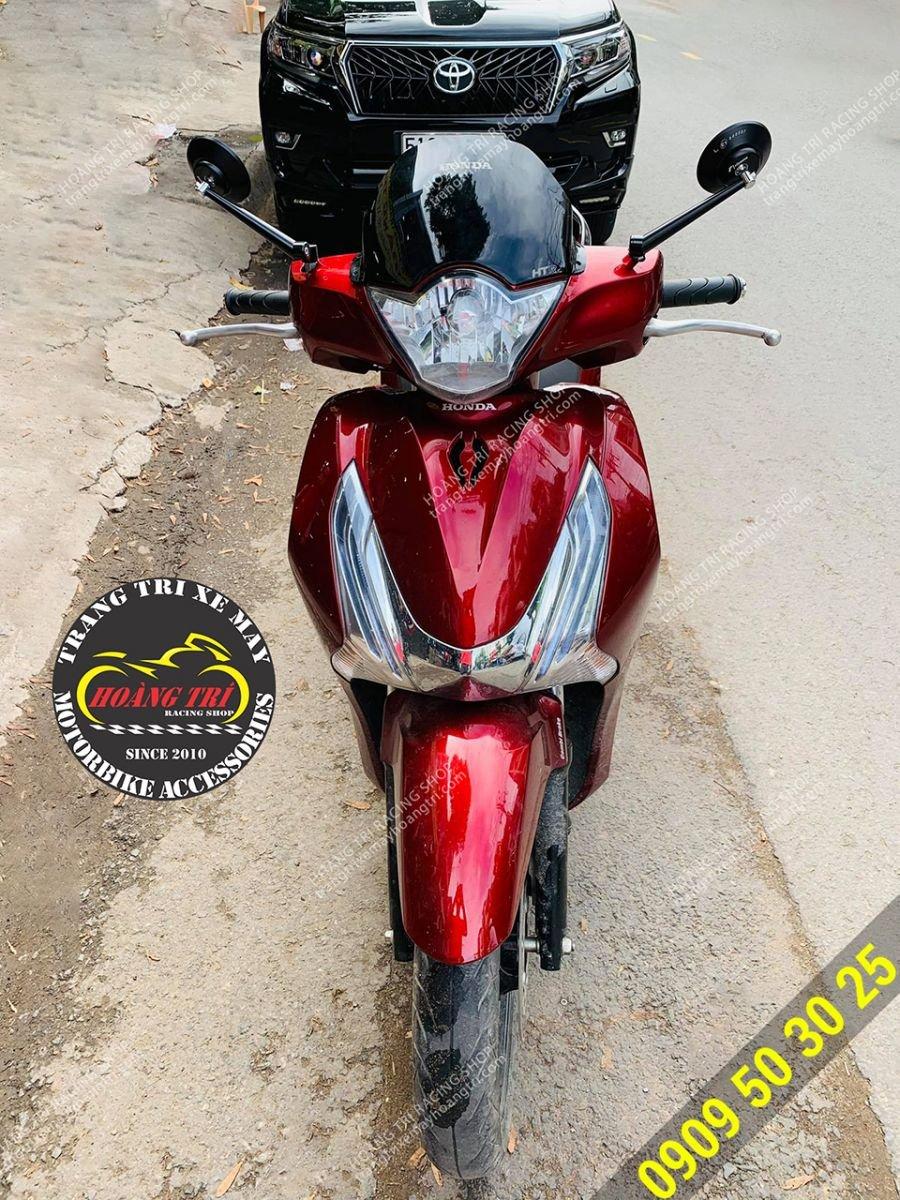Thêm một chiếc SH 2012 lắp đặt kính chắn gió HTR trong suốt
