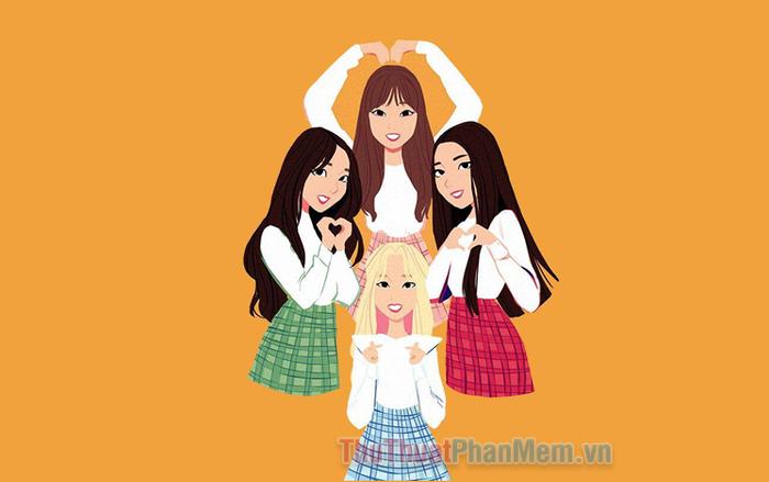 Avatar nhóm 4 người đẹp nhất, Avatar nhóm bạn thân 4 người - Khám phá những hình ảnh độc đáo và ấn tượng để thể hiện tình bạn khăng khít.