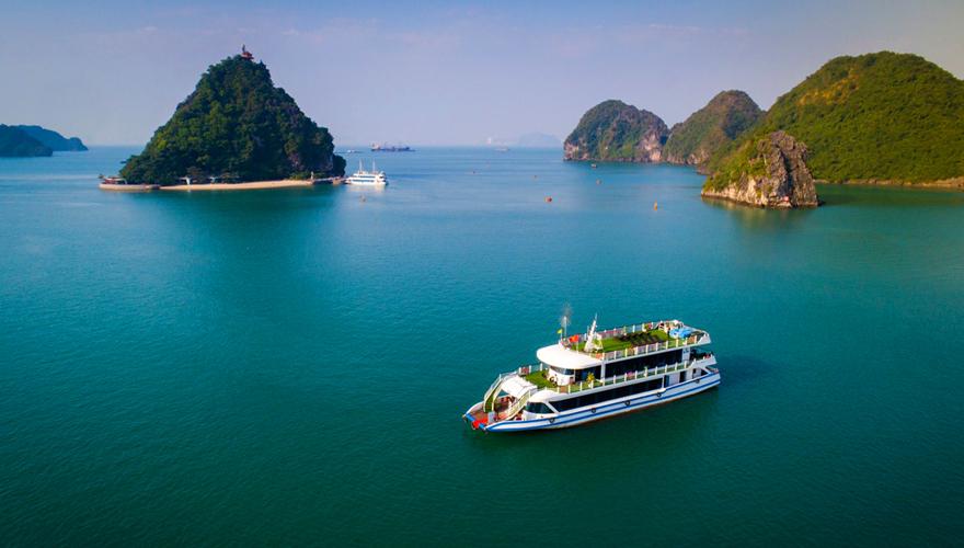 Du thuyền 5 sao Hạ Long 1 ngày, ăn buffet hải sản